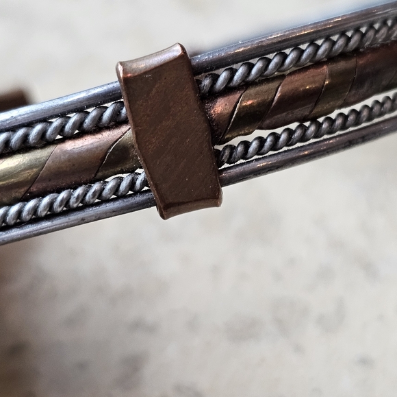 Bracelet Handmade copper bracelet LOT 408 - Picture 4 of 9